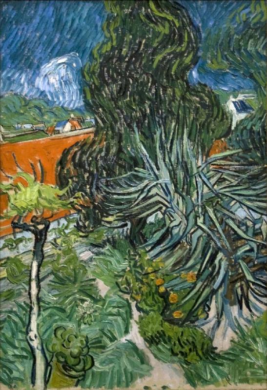 Vincent Van Gogh Doctor Gachets Garden in Auvers